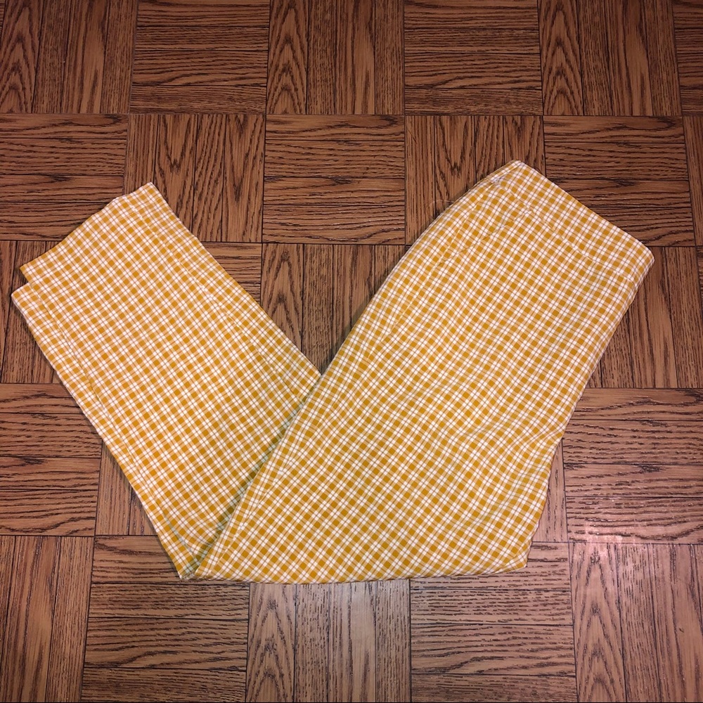 Pattered Cropped Pants